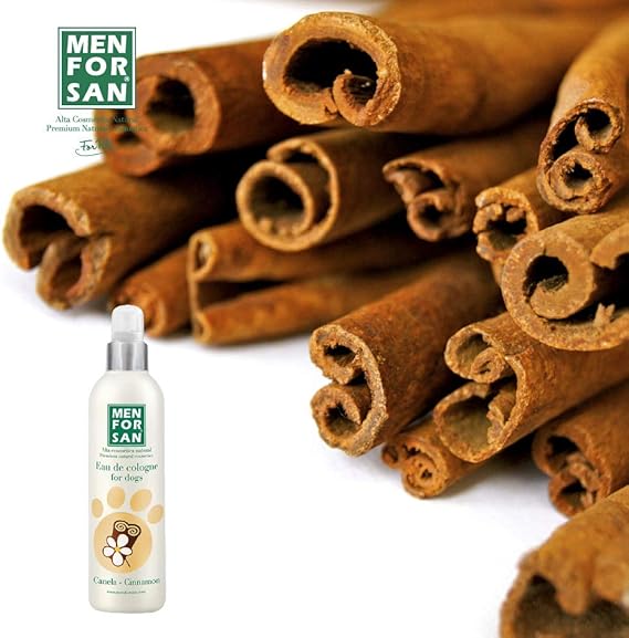 MENFORSAN Agua de Colonia para Perros con Canela - 125 ml
