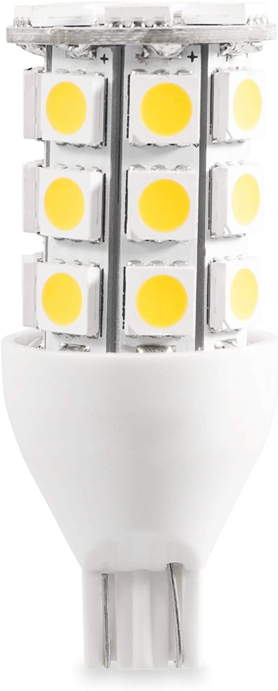 Amazon Com Camco 921 T10 Wedge Led Bulb With 27 Diodes Replacement Light Bulb For Oem Rv Applications Features A 30 000 Hour Life Expectancy 1 Pack 54633 Automotive