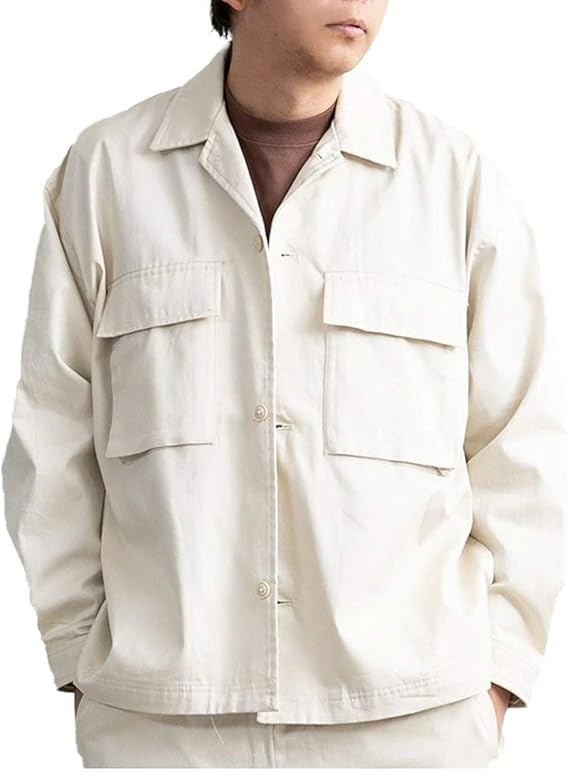 Amazon ジェネレス シャツジャケット Cpoジャケット オーバーサイズ ゆったり ブルゾン メンズ コート ジャケット 通販