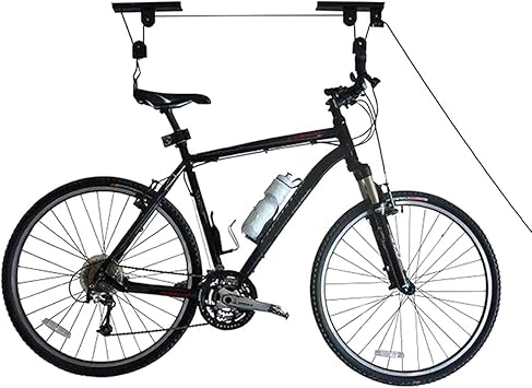 hanging bikes from garage ceiling