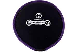 HYPERWEAR SandBell Sandbag Workout Bag Pre-Filled with Clean USA Sand, Soft Weights Workout Sandbag, Fitness Sand Bag, Exercise Sandbag, Rucking Weights (Sizes from 2lb -50lb)