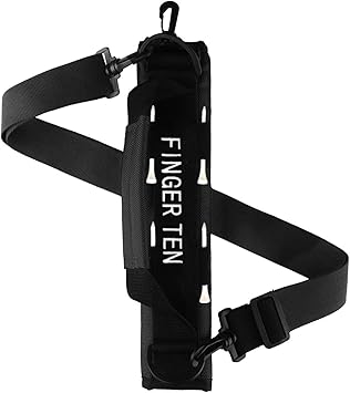 Amazon ゴルフ クラブ ケース 軽量 持ち運びが簡単 折りたたみゴルフバッグ 練習用 室内室外 子供 レディース メンズ ブラック ホットピンク ブルー ブラック Finger Ten クラブケース