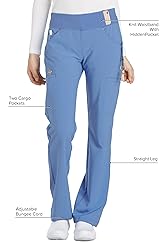 Cherokee iFlex CK002 Mid Rise Pull-On Pant Ciel