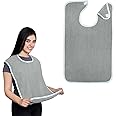 Avalon Towels Adult Bibs For Women & Adult Bibs for Men - Terry Cloth Adult Bibs for Eating, Bibs for Adults Senior Citizens