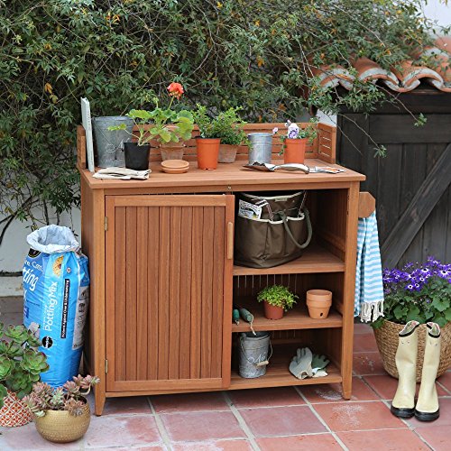 Belham Living Brighton Potting Bench Cabinet