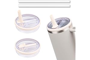 VANEST 2 Pack 40 oz Tumbler Flip Straw Lid Compatible with Stanley Cup 40oz Tumbler Tumbler Cover Compatible with Stanley Cup Quencher Straw Cover Compatible with Stanley 40 Oz Tumbler Accessories