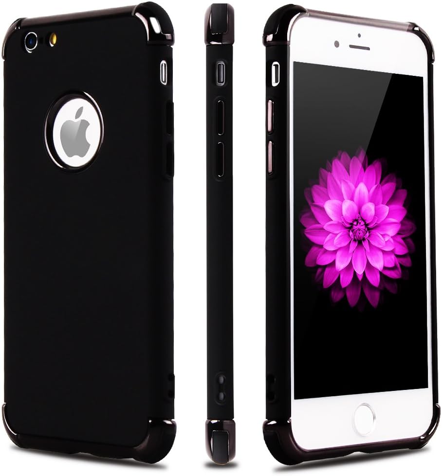 iPhone 6S 6 Case,Casegory 3 in 1 Ultra Thin Slim Fit Reinforced Corner Soft Silicone TPU Shockproof Protective Bumper iPhone 6 6S Phone Case …