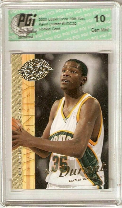 Kevin Durant 200708 Upper Deck 20th Rookie