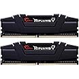 G.SKILL Ripjaws V Series (XMP) DDR4 RAM 32GB (2x16GB) 4000MT/s CL18-22-22-42 1.40V Intel AMD Desktop Computer Memory UDIMM - Black (F4-4000C18D-32GVK)