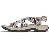 Viakix Womens Walking Sandals: Cute Stylish Comfy Athletic Sport Outdoor Hiking Sandal for Trekking Water Outdoor Beach With Arch Support for Womens Ladies
