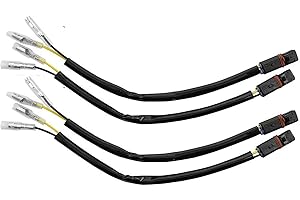 Mzmotpv 4pcs Blinker Wire Connectors for BMW R1200GS R1250GS R1200 1250 GS ADV R1200R R1250R/RS LC S1000R/XR/RR Turn Signal C