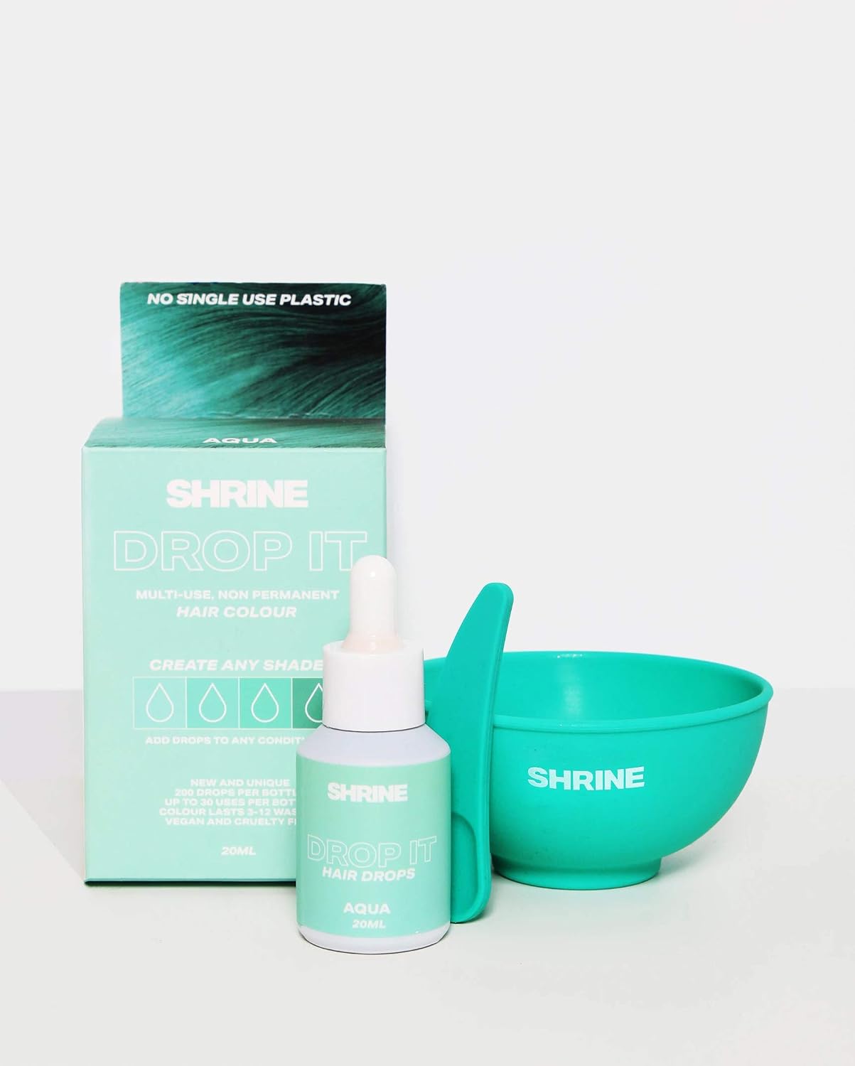 Shrine Drop-It AQUA Hair Dye Drops, 20 ml (Pack of 1)