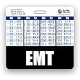 EMT Badge Buddy Horizontal w/Height & Weight Conversion Charts (Standard, Black)