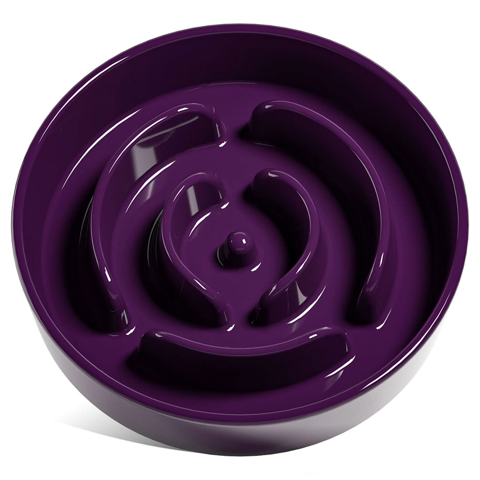Photo 1 of LE TAUCI Slow Feeder Dog Bowls Ceramic, 3 Cups Slow Feeding Dog Bowl Medium Large Breed, Pet Bowl for Fast Eaters, Puzzle Pet Dishes, Maze Purple