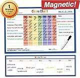 Dry Erase Magnetic Chore Chart - 17