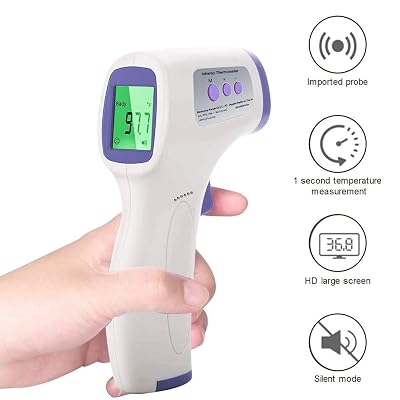 thumbnail image 2 of Non-Contact Infrared Thermometer – Digital LCD Forehead Thermometer For Baby, Adult, Body Temperature Gun 2 of 6