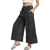 Easel Let's Chill Comfy Wide Leg Pants