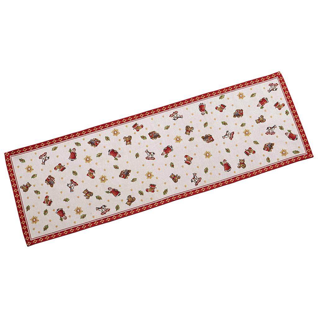 Villeroy & Boch Toy's Delight Gobelin Runner L, Red/Multicoloured, 32 x 96 cm, Porcelain, One Size