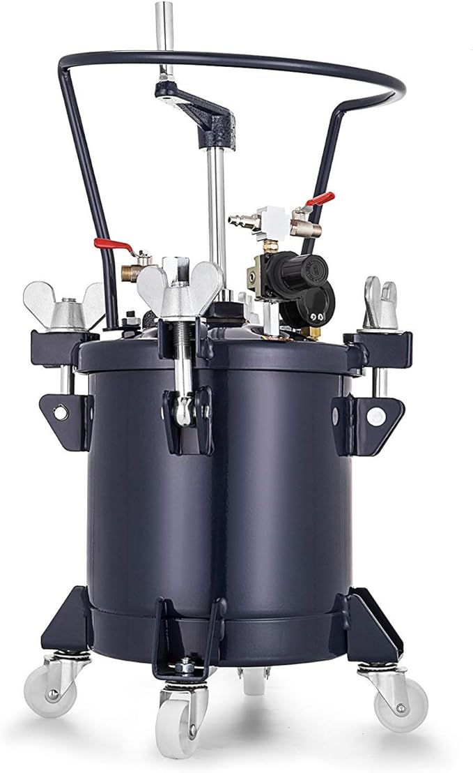 VEVOR Pressure Pot 2.5 Gallon /10 Liters Spray Paint Pressure Pot Tank with Manual Mixing