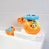Toomies Splash & Rescue Helicopter Bath Toy with Squirting Pilot 12m+ view 2