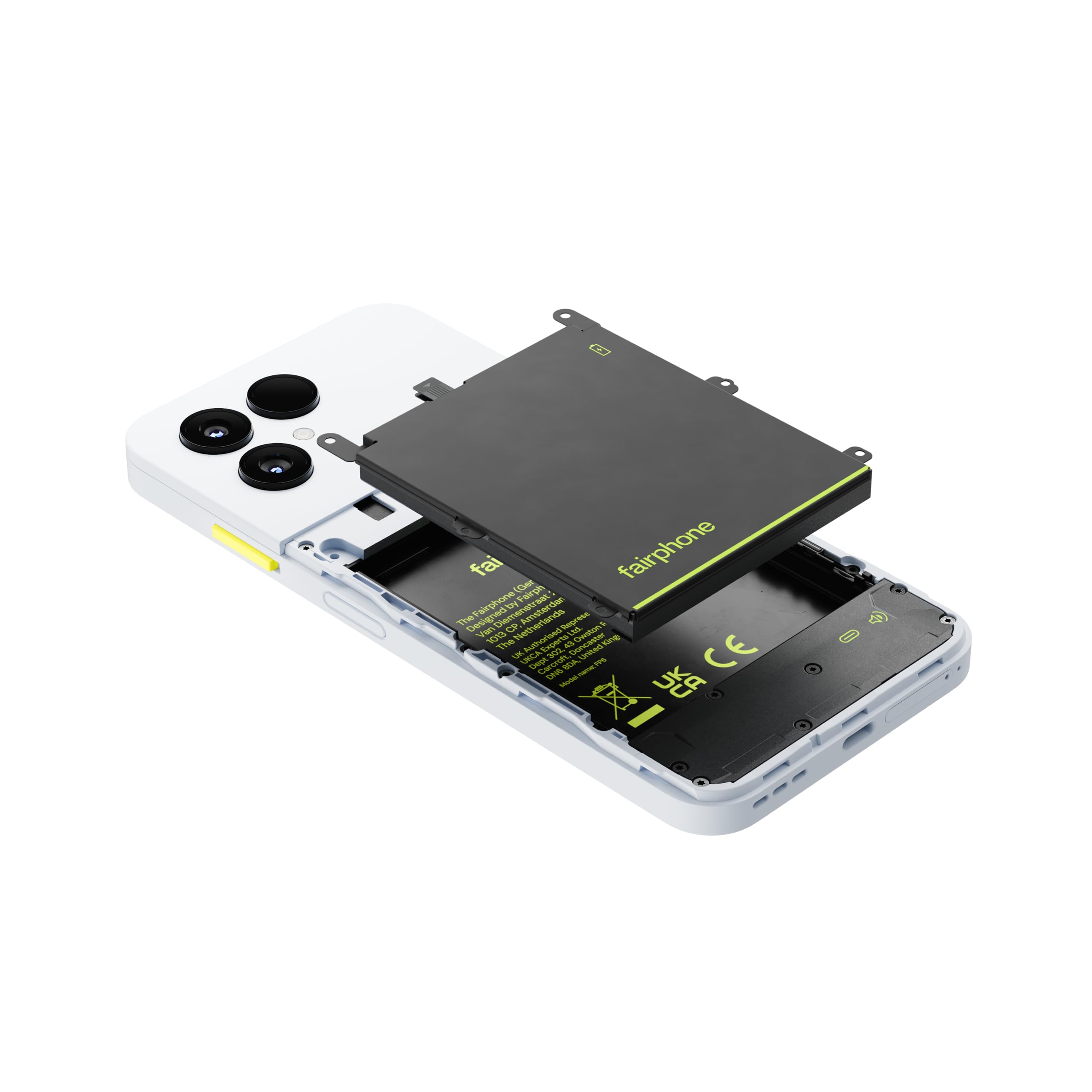 Fairphone Gen. 6 (reparierbares, nachhaltiges und langlebiges Smartphone (6,31"-Display, 50-MP-Dual-Kamera, 8GB/256GB, 4415 mAh, Android 16)) inkl. iFixit Schraubendreher 7