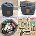 Makeup bag Waterproof Travel Kit, Organizer Bathroom Storage Cosmetic Bag With a Mini Bag, Jewelry Organizer,Men Shaving Kit Portable Luggage Bag for Vacation Camping