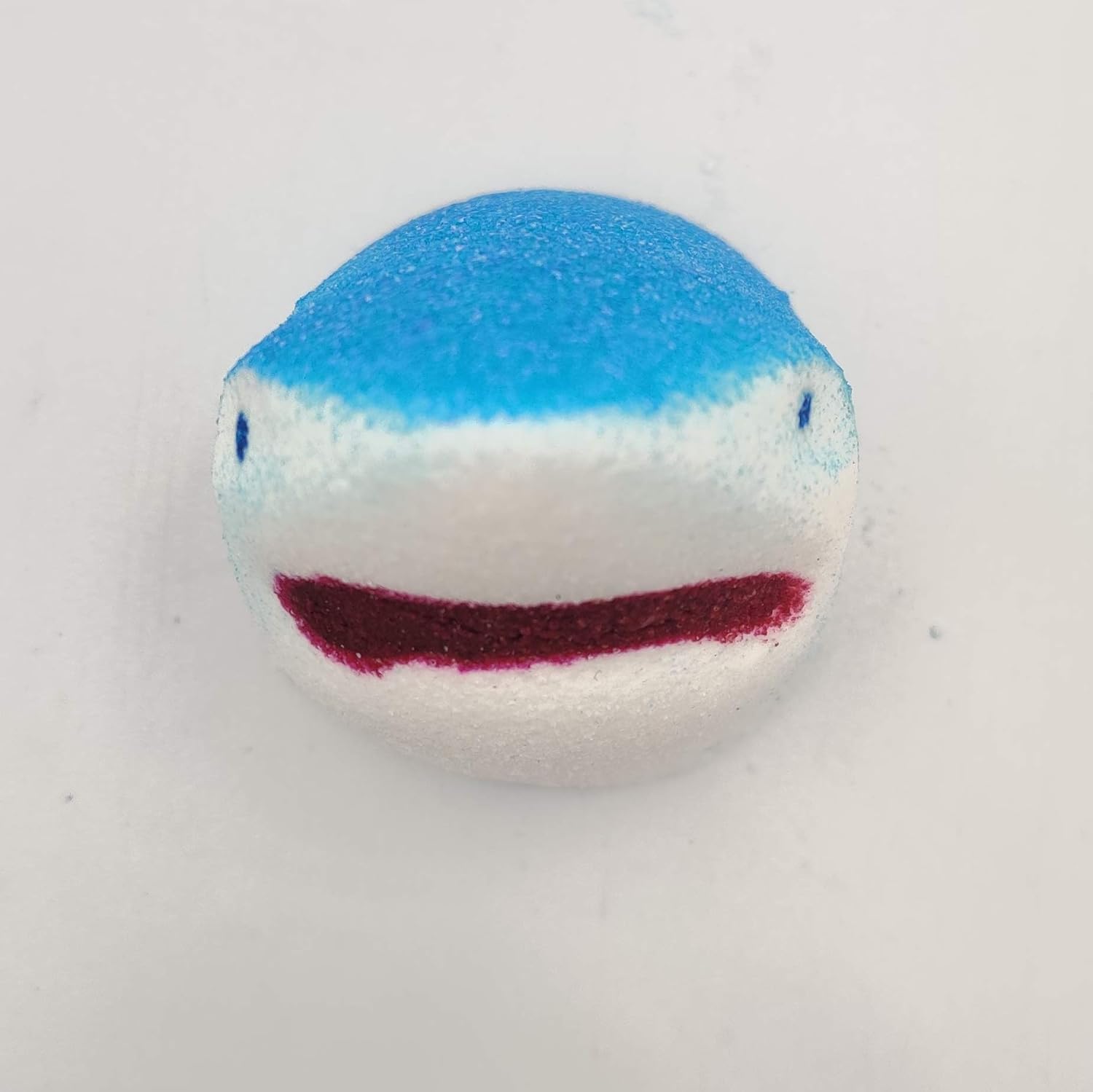 Shark Attack Bath Bomb Vegan Approved Jaws Fizzer Bleeding Shark Bite Fun Unique Gift Blue Red Blood Boys Kids Girls Children Made in The UK - Image 3