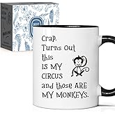 Kaimaloke Turns Out This Is My Circus Mug Funny Gift for Women, Christmas Birthday Gifts for Mom, Mother, Coworkers, Work Besties, Best Friend, Men, Gifts for Mom from Daughter Son-22