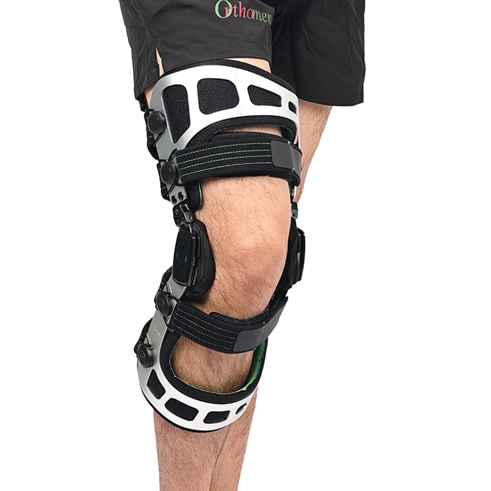Photo 1 of Orthomen Double OA Knee Brace Booster Instability of Ligament Injury & Protect Knee Joint after Knee Surgery Medial & Lateral Support (M/Left)