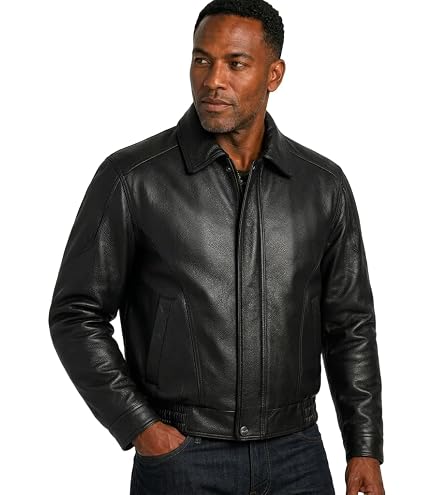 RSH LeatherCraft Men's WW2 B-15 Air Force Flight Bomber Leather