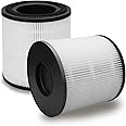2 Pack 3389 Filter Replacement Compatible with BISSELL for MYair + and for MYair HUB 2905A & 3179A, Part Number 3389 (3-in-1 Replacement Filters), NOT for 2780A, 2780, 27809, 3139A (Black)