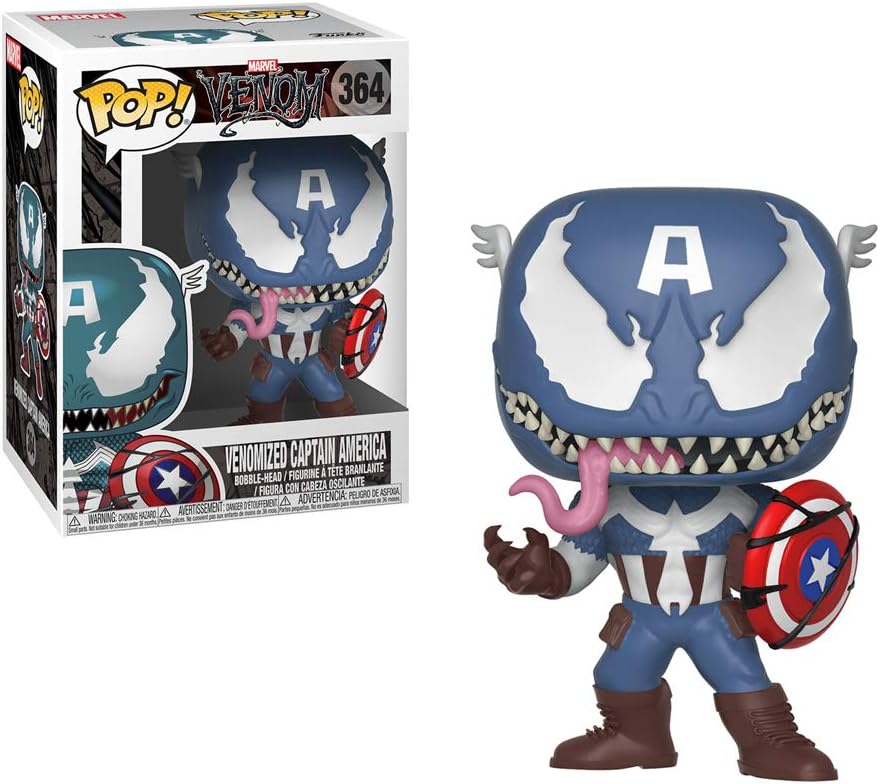 venomized captain america funko