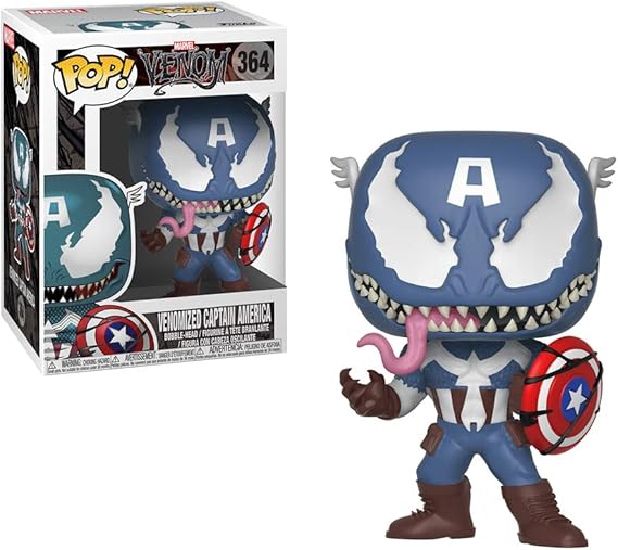 venomized captain america funko