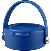 FLORAPELL Lid Compatible with Hydro Flask 12 16 18 20 32 40 OZ Wide Mouth, Flip Lid Replacement Lids with Flex Strap Handle, Leak-Proof Flask Cap for Hydro Flask Coffee Mug