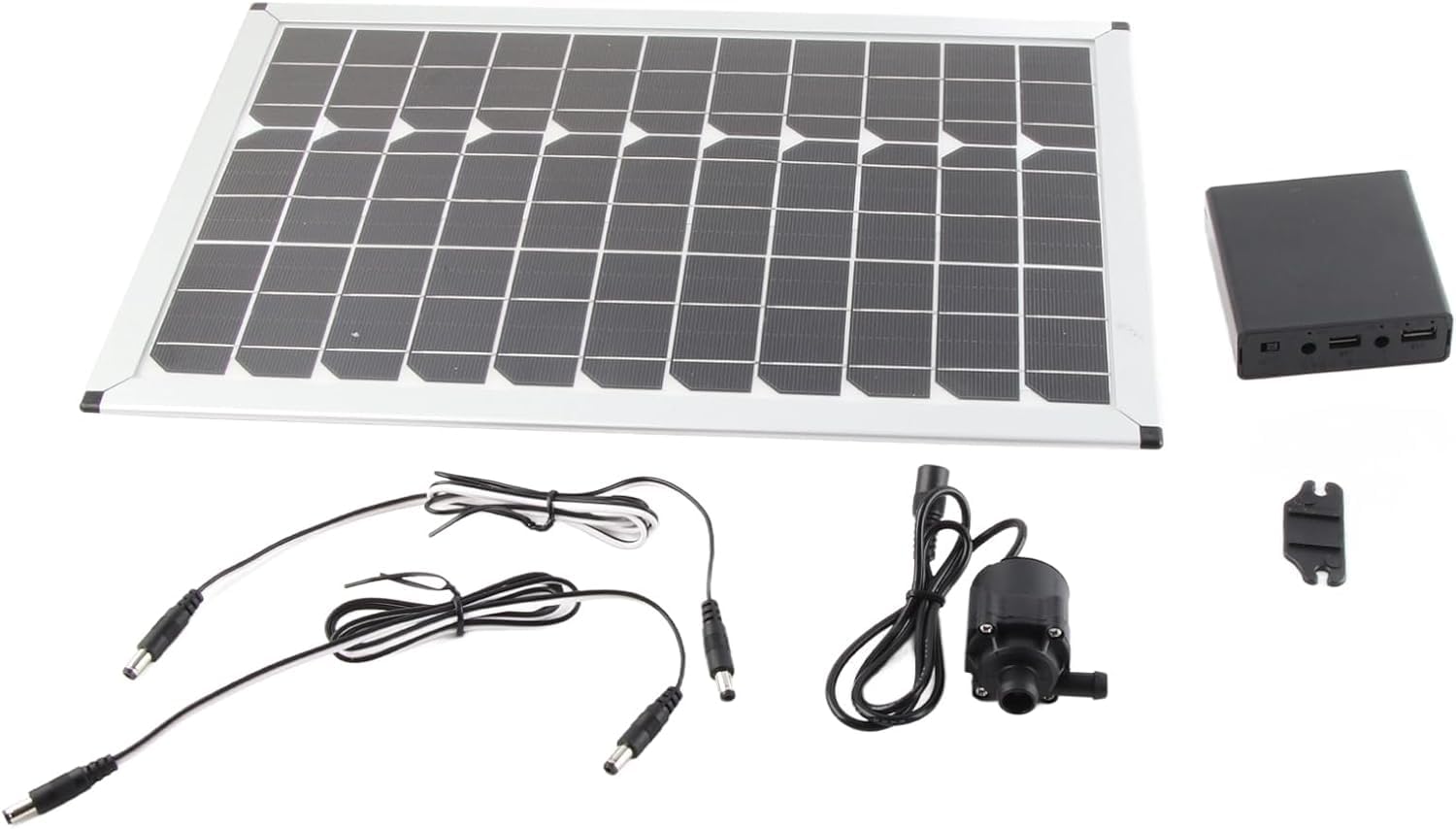12V Solar Powered 20W Solar Fountain Pump with Solar Panel for Irrigation Water Supply and Circulation