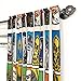 Star Wars Classic 63” Drapery /Curtain 4pc Set (2 Panels, 2 Tie backs) - R2D2, C3PO, Chewbacca, Darth Vader, Stormtrooper - Official Star Wars Product
