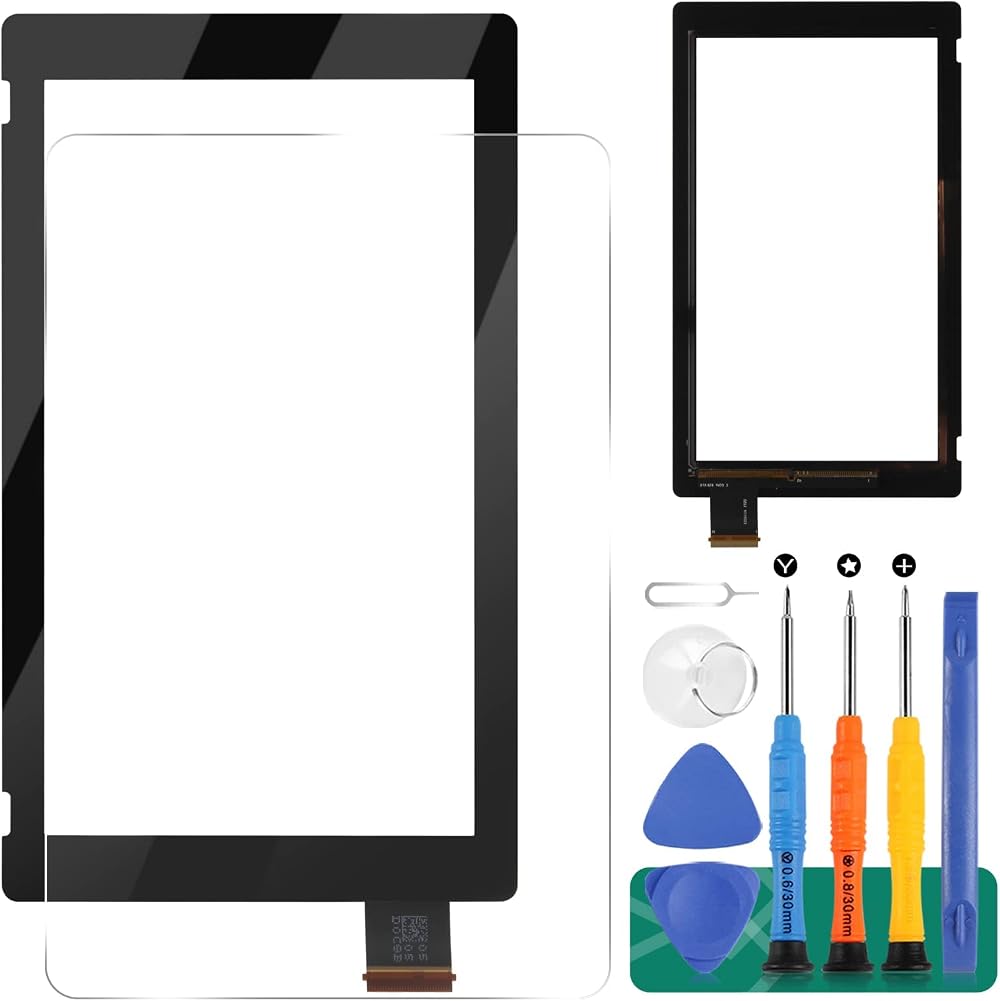SRJTEK for Nintendo Switch V2 HAC-001(-01) Touch Screen Digitizer Replacement