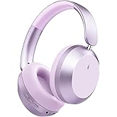 Wentronic Y05 Over-Ear Headphones – Hi-Res Sound, Active Noise Cancelling, Wireless Bluetooth 5.3, 48H Playtime, Premium Audio Comfort for Android, iOS & PC – Purple