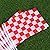 LUOEM Racing Stick Flags Mini Racing Flags Red White Checkered Flag On Stick for Nascar Tiny Car Sport Events Decoration Supplies,Pack of 10