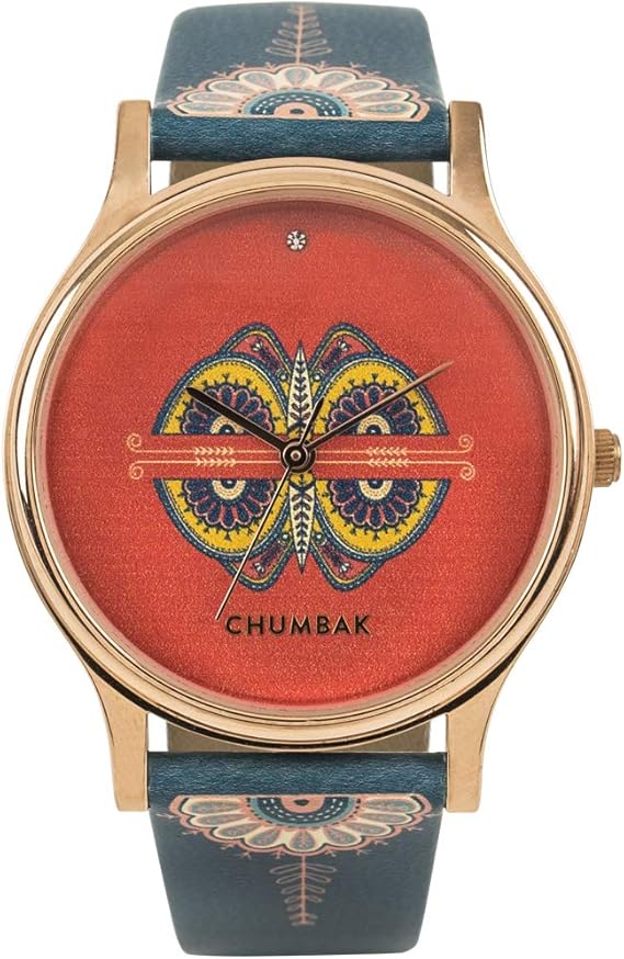 Buy Chumbak Sunny Side Up Blue Wrist Watch at Amazon.in