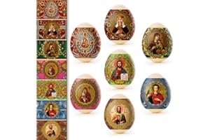 Ukrainian Thermo Heat Shrink Sleeve Decoration Easter Egg Wraps Pysanka Set - for 7 Easter Eggs (Faberge)