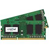 Crucial 16GB Kit (8GBx2) DDR3/DDR3L 1866 MT/s (PC3-14900) SODIMM 204-Pin Memory - CT2K102464BF186D