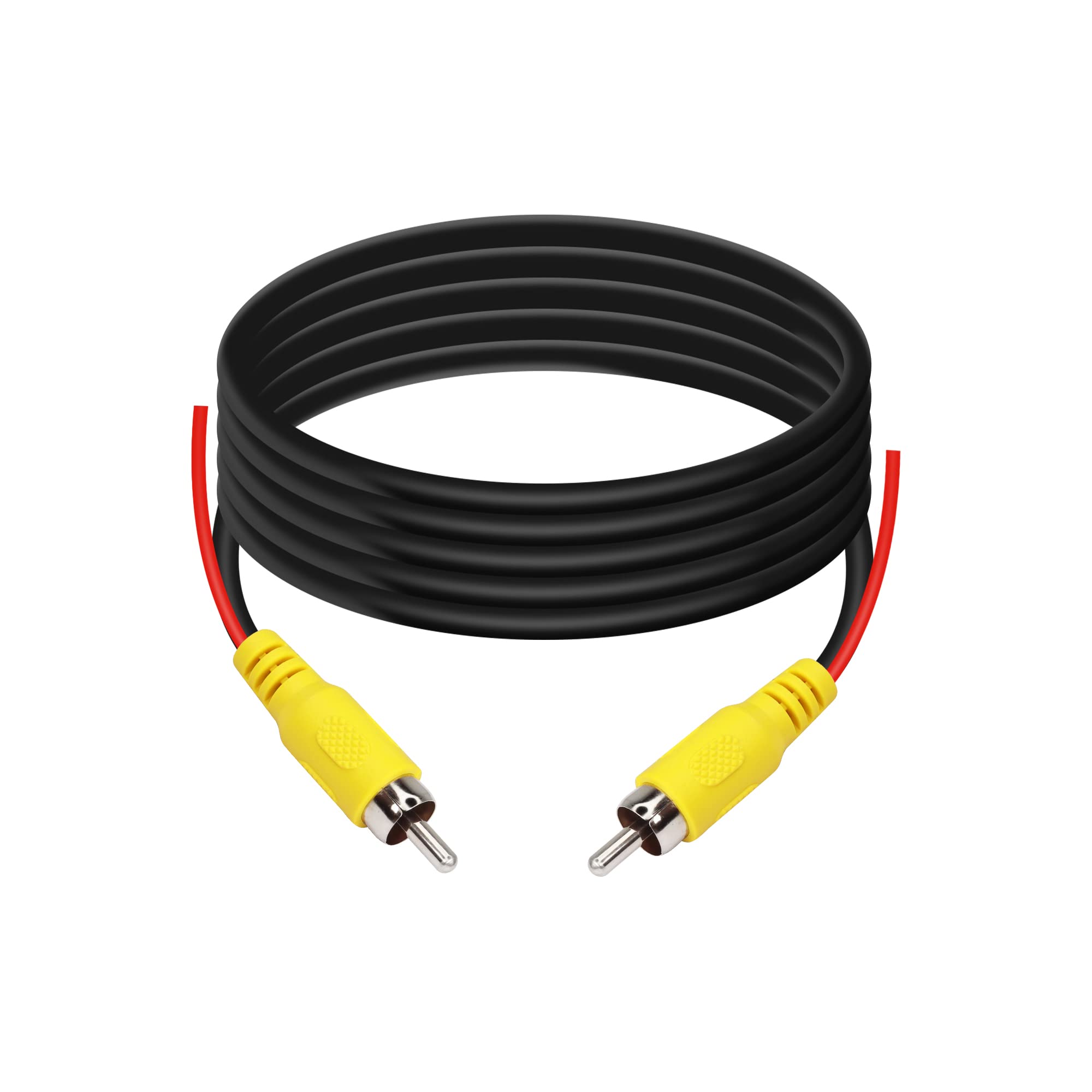 PNGKNYOCN RCA Video Cable with Trigger Wire,RCA Male to Male Backup Camera Extension Cord for Monitor and Car Backup Rear View Camera Connection（6M）