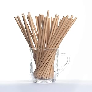 Biodegradable Paper Straws 150-Pack Bulk Paper Drinking Straws for Juices,Shakes,Smoothies,Cake Pops,Baby Showers,Parties Supplies Decorations