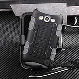 Cocomii Robot Armor Galaxy Grand Duos/Lite/Neo Case New [Heavy Duty] Premium Belt Clip Holster Kickstand Shockproof Bumper [Military Defender] Full Body Cover for Samsung Galaxy Grand Duos (R.Gray)