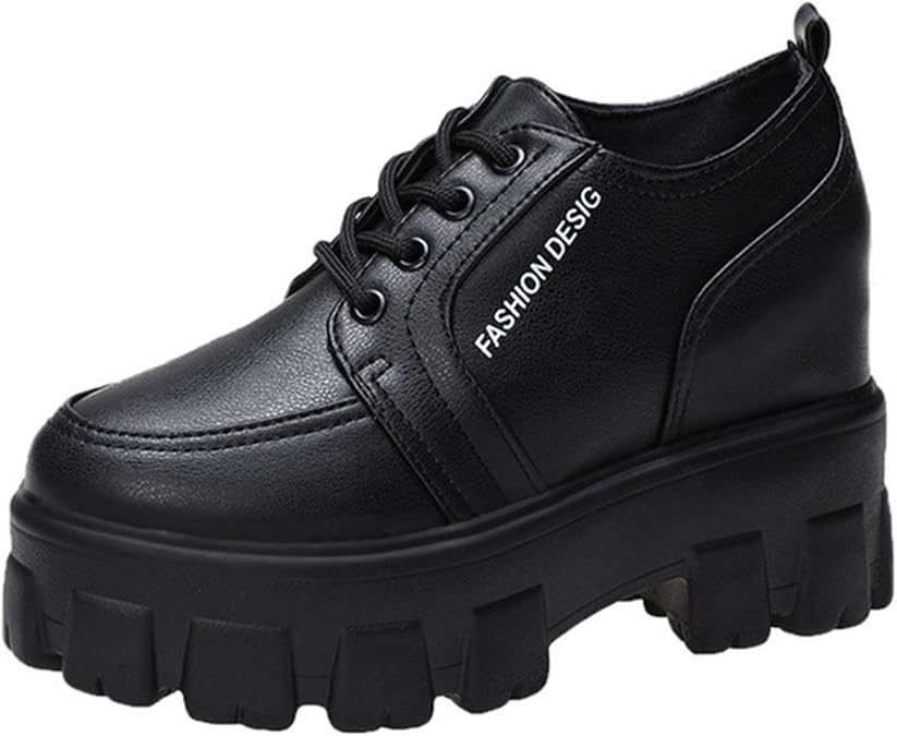 Mhysa 2019 Spring New Leather Women's Platform Chunky Sneakers Fashion Women Flat Thick Sole 