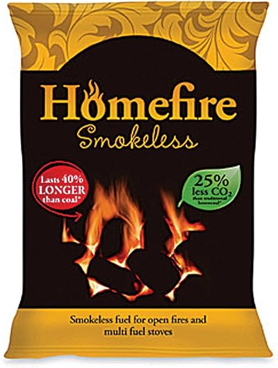 Homefire Brazier Smokeless 20kg - Open Fire & Multi-Fuel Stove Fuel