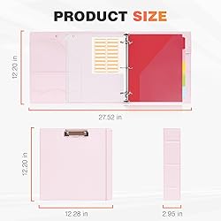 Eyrozill Professional Leather Binder Portfolio with