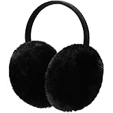 ZTL Women Winter Ear Muffs Fluffy Faux Fur Warm Earmuffs Girls Ear Warmer Soft Plush Outdoor Adjustable Ear Covers