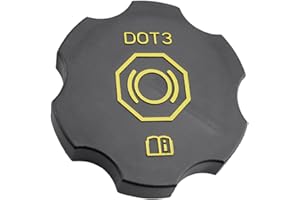 FEMORY 20760280 Dot 3 Brake Fluid Cap Fit for Cadillac Escalade ESV Chevy Suburban Tahoe Chevrolet Silverado Traverse Volt Colorado Corvette & GMC Yukon Sierra Acadia Canyon & Buick Enclave Lucerne